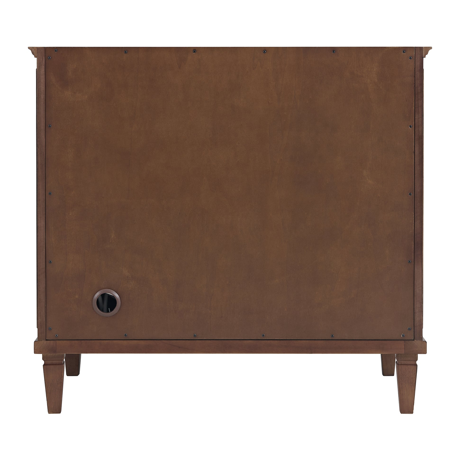 Renovate for Less Atlanta Lorelai 36" Single Vanity, Mid-Century Walnut w/ 3 CM Carrara White Marble Top