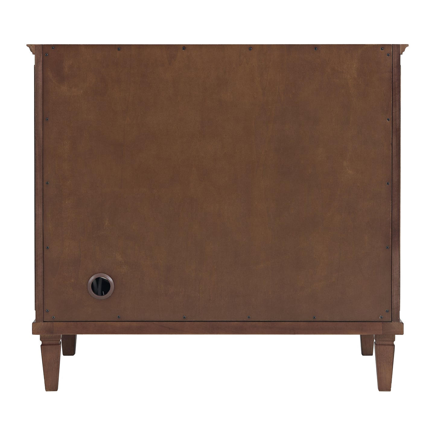 Renovate for Less Atlanta Lorelai 36" Single Vanity, Mid-Century Walnut w/ 3 CM Ethereal Noctis Silestone Top
