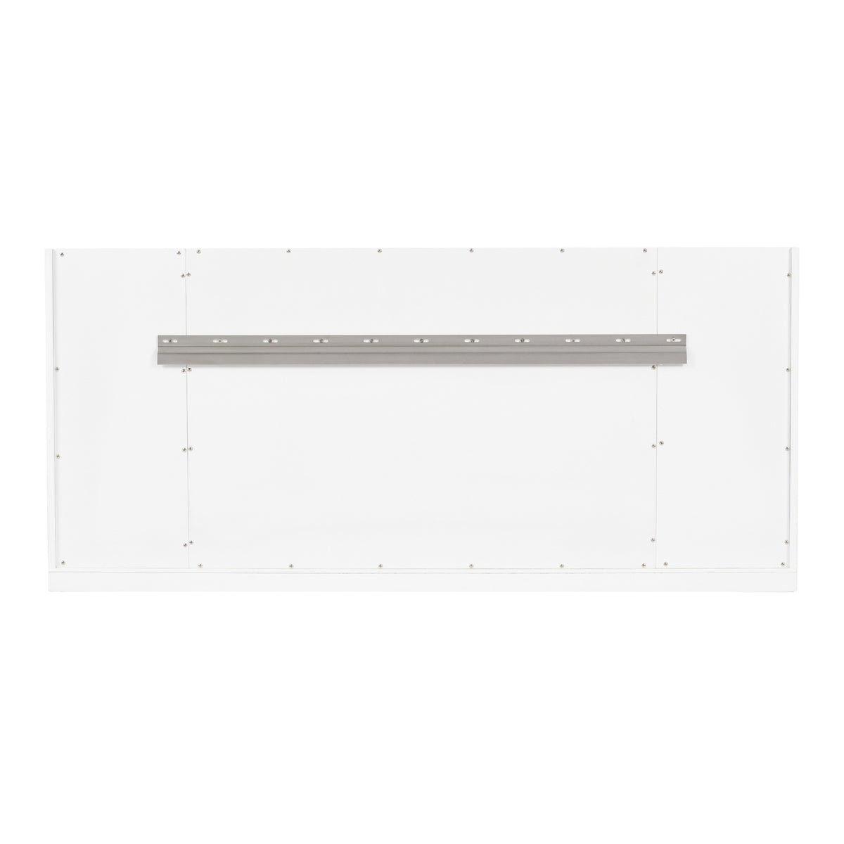 Renovate for Less Atlanta Chicago 60" Double Vanity, Glossy White, w/ 3 CM Charcoal Soapstone Silestone® Top