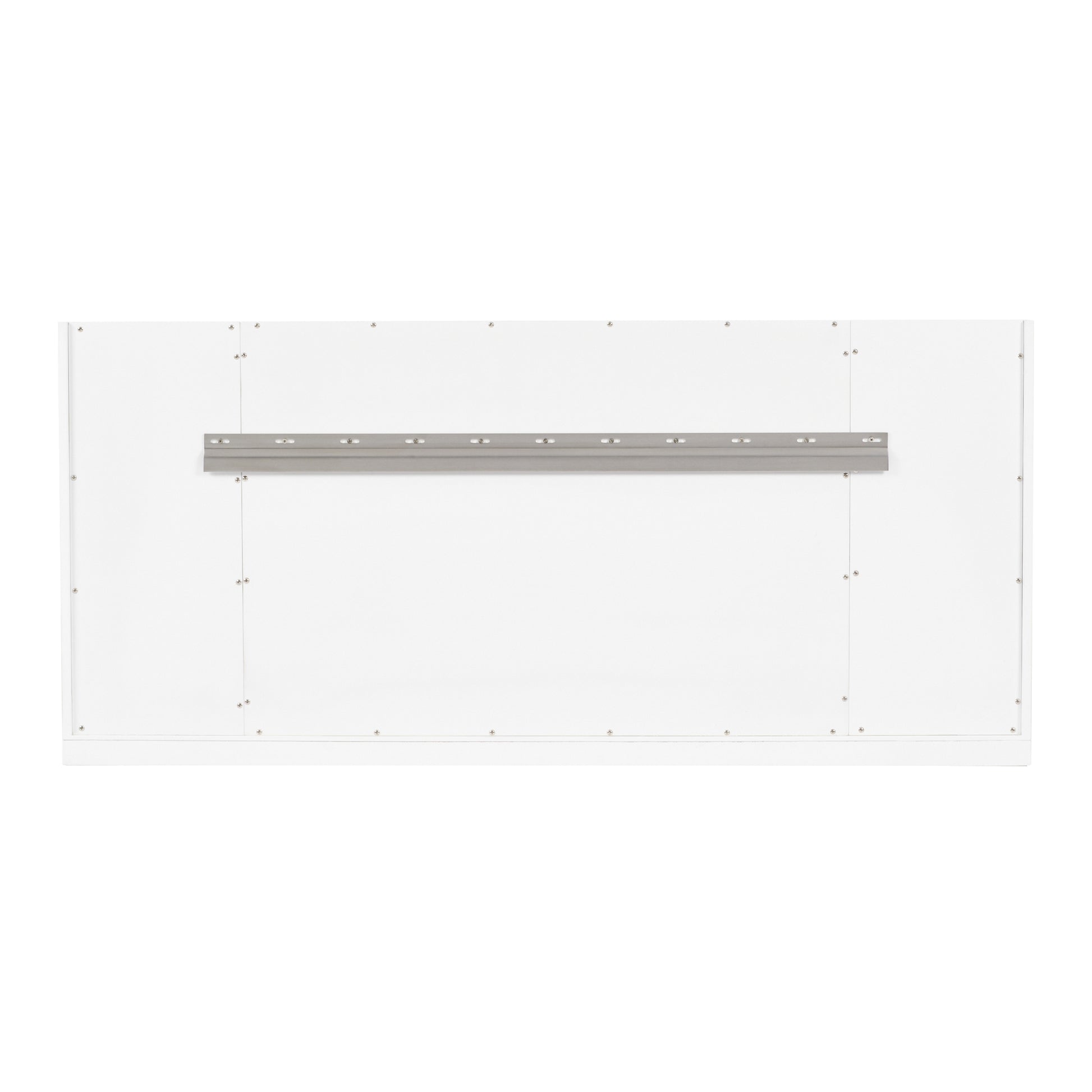Renovate for Less Atlanta Chicago 60" Double Vanity, Glossy White, w/ 3 CM Parisien Bleu Silestone® Top w/FreePower Wireless Charger