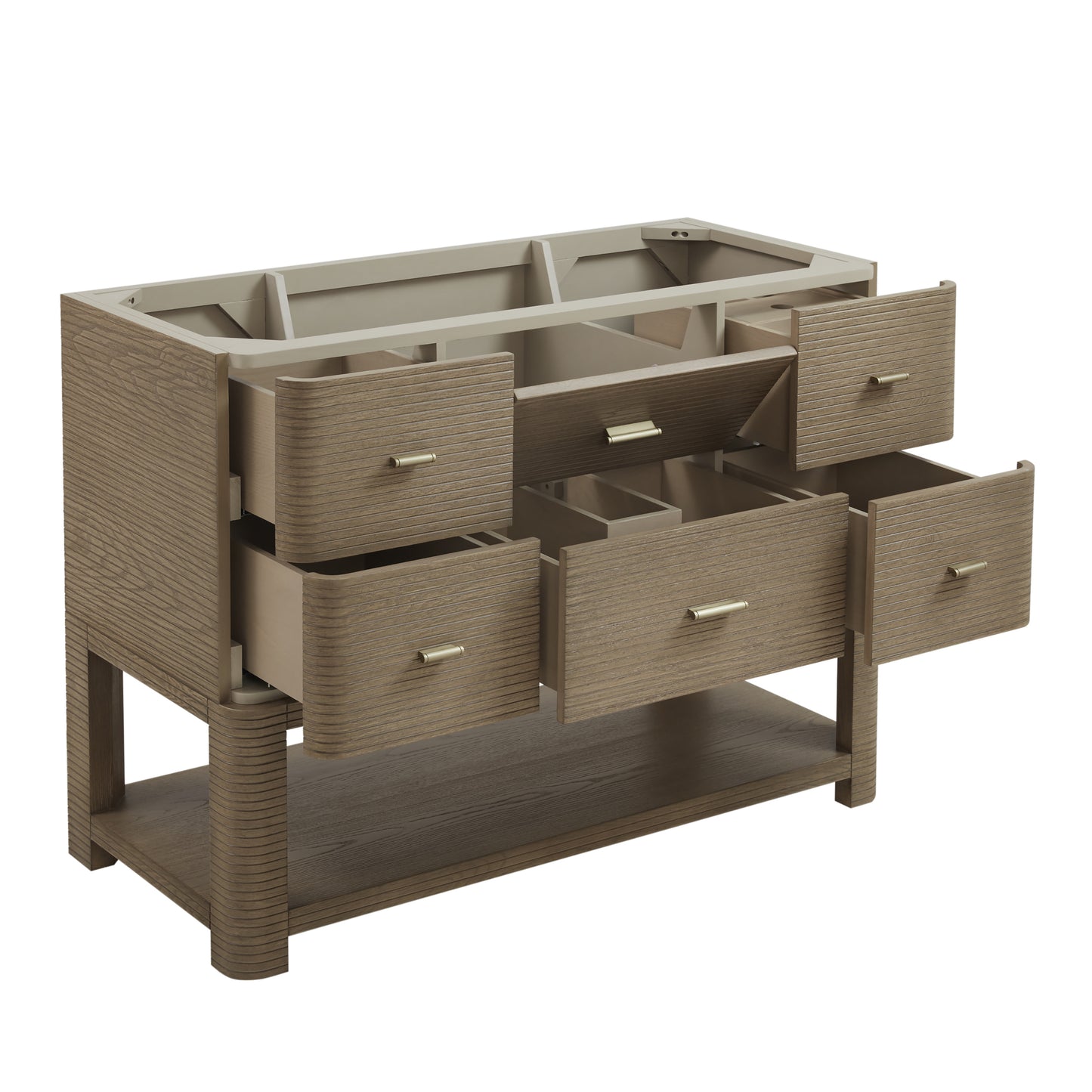 Renovate for Less Atlanta Lucian 48" Single Vanity, Pebble Oak