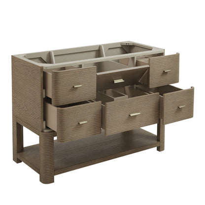 Renovate for Less Atlanta Lucian 48" Single Vanity, Pebble Oak
