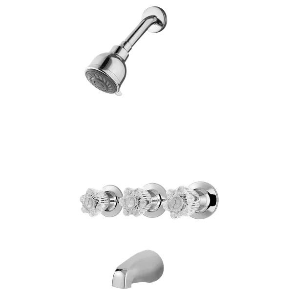Bedford 3-Handle Tub & Shower Trim with Valve