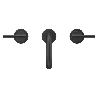 Brislin 8" Widespread Bath Faucet Matte Black