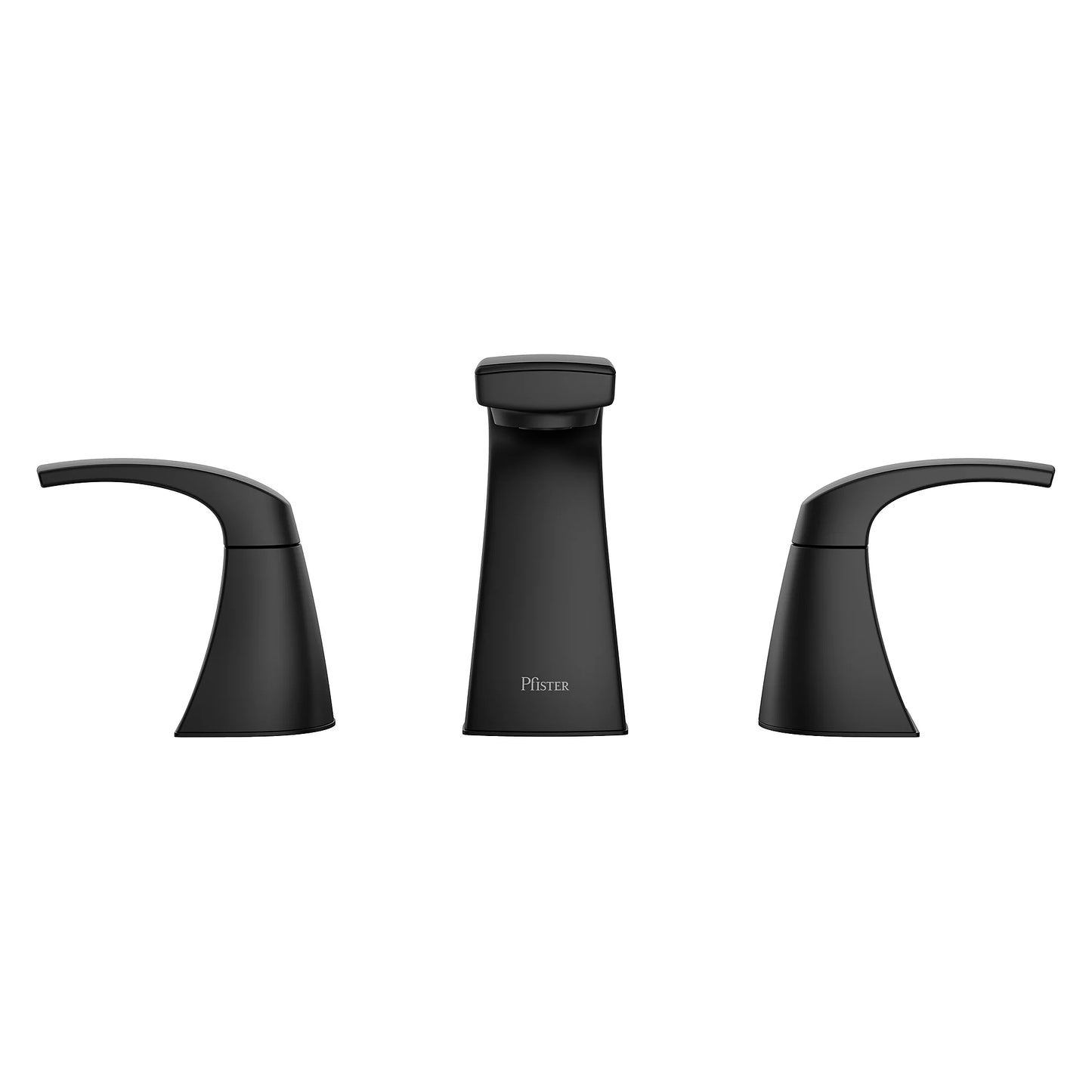 Karci  8" Widespread Bath Faucet In Matte Black