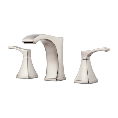 Venturi 8" Widespread Bath Faucet in Brushed Nickel