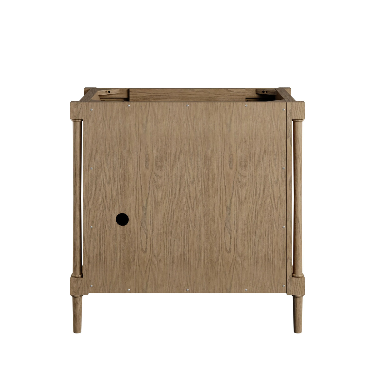 Kinnsden 36" Single Vanity, Weathered Oak w/ 3 CM Siberian Silestone Top