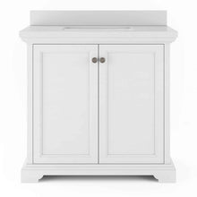 36" Portage Peak Vanity in White with White Quartz Top Thomasville