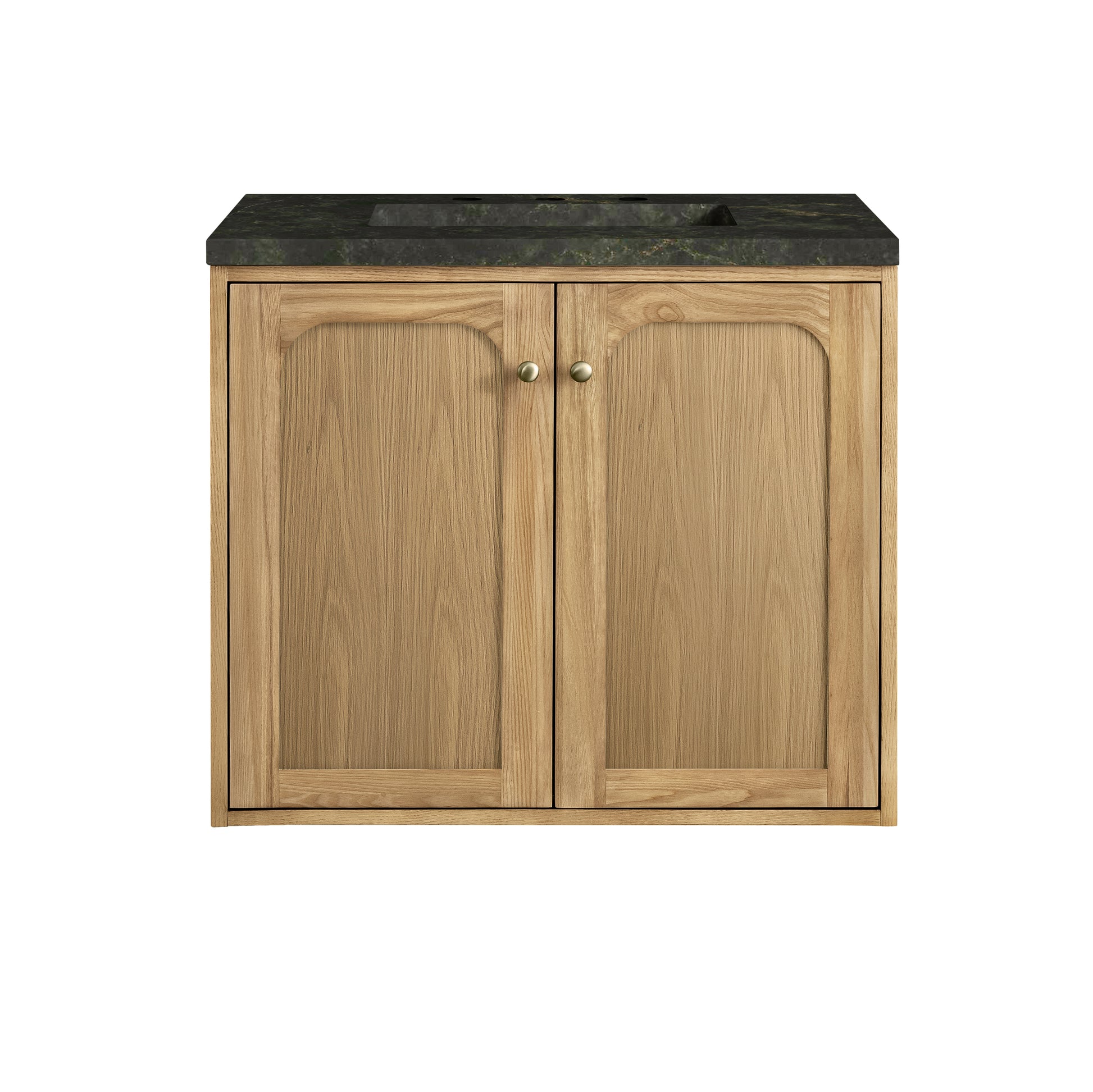 Renovate for Less Atlanta Laurent 30" Single Vanity, Light Natural Oak, w/ 3 CM Phantome Eclos Top