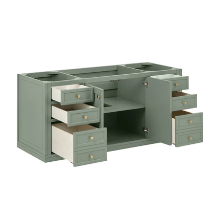 Chicago 60" Single Vanity, Smokey Celadon