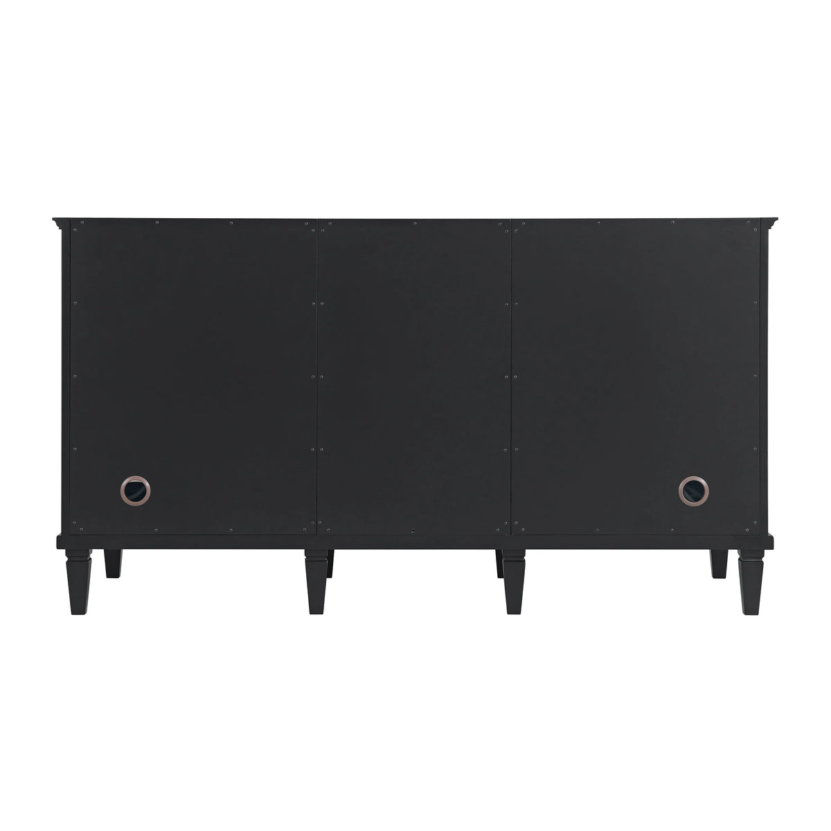 Lorelai 60" Double Vanity, Black Onyx w/ 3 CM Eternal Jasmine Pearl Silestone Top