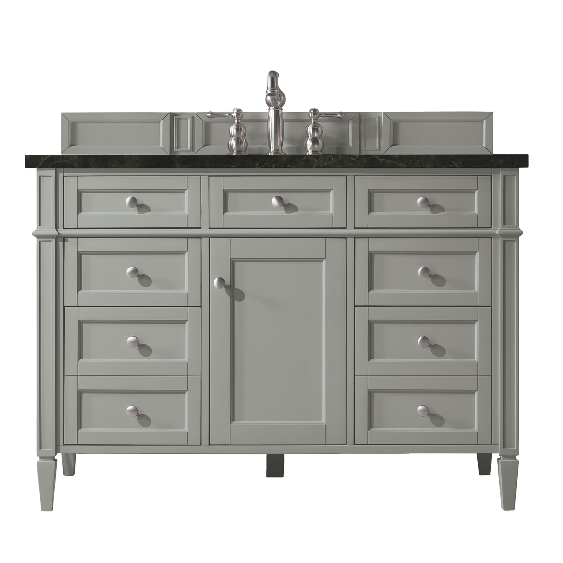 Renovate for Less Atlanta Brittany 48" Single Vanity, Urban Gray, w/ 3 CM Phantome Eclos Top