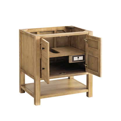 Renovate for Less Atlanta Breckenridge 30" Single Vanity, Light Natural Oak, w/ 3 CM Tajnar Eclos Top