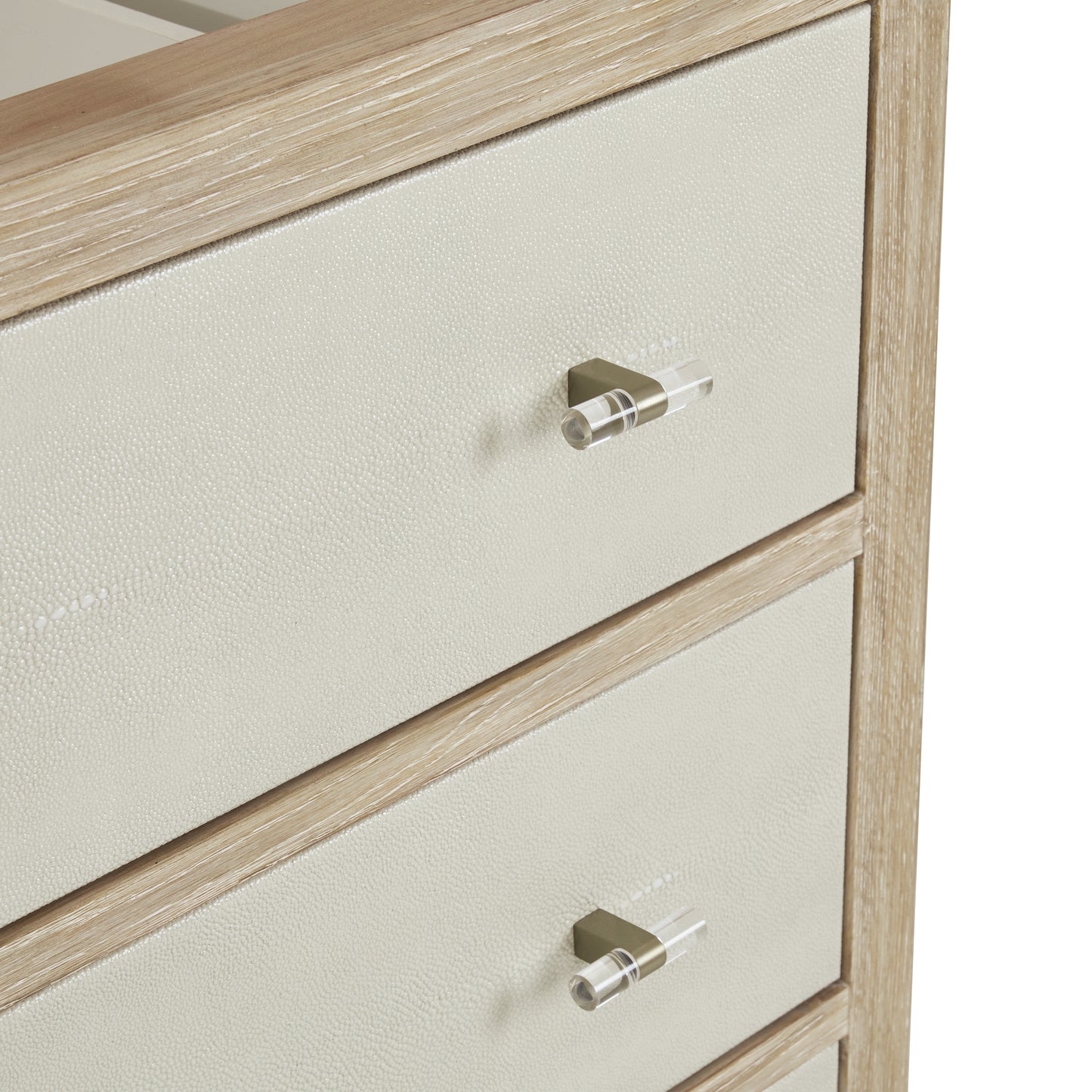 Renovate for Less Atlanta Celeste 36" Single Vanity, Sunwashed Oak with Embossed Shagreen w/ 3 CM White Zeus Silestone Top