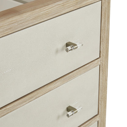 Celeste 36" Single Vanity, Sunwashed Oak with Embossed Shagreen w/ Single Hole 3 CM White Zeus Silestone Top & Backsplash