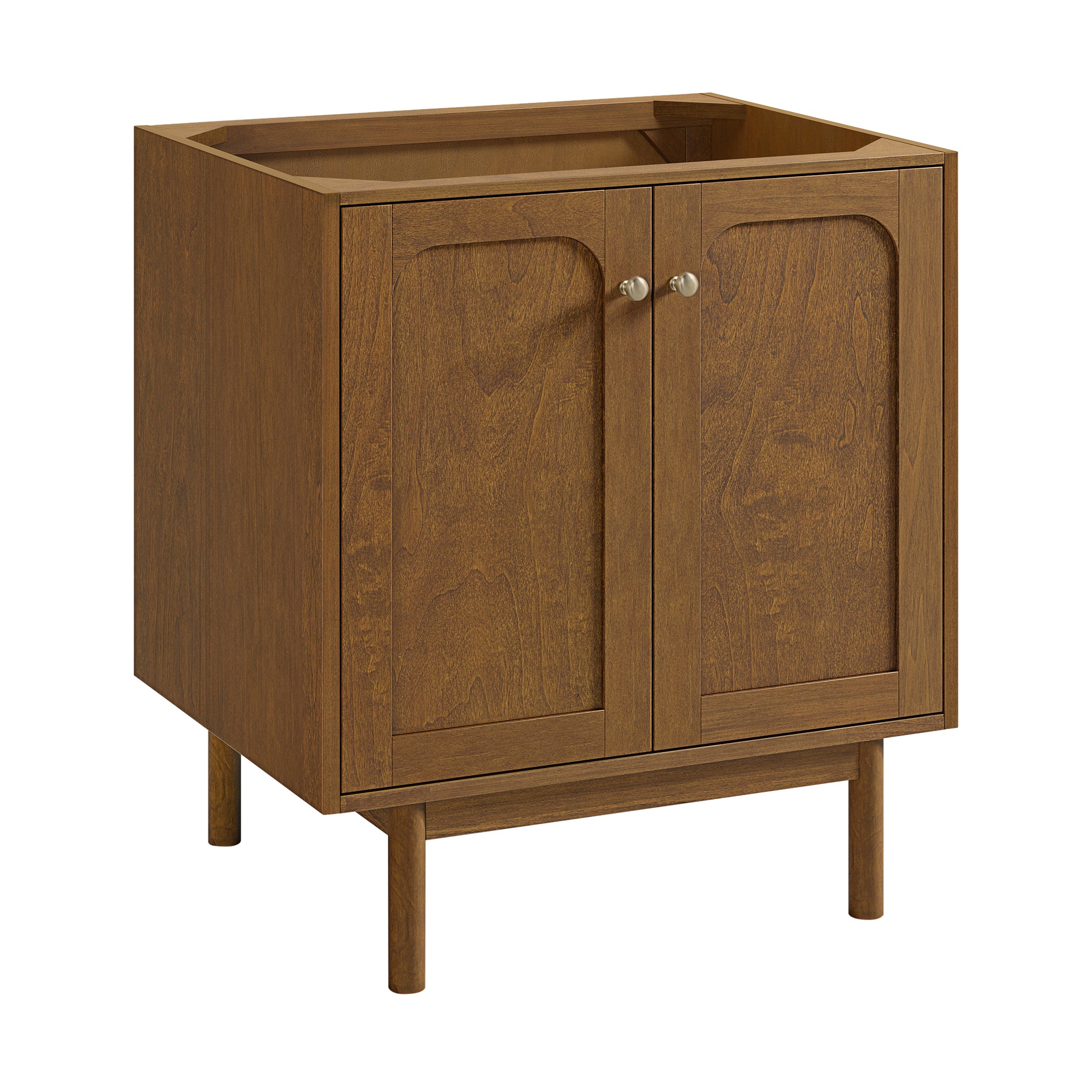 Renovate for Less Atlanta Laurent 30" Single Vanity, Honey Oak w/ 3 CM Phantome Eclos Top