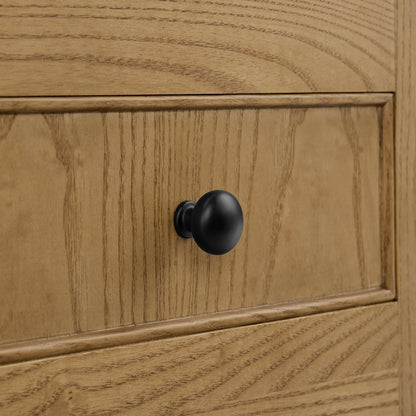 Breckenridge 60" Single Vanity, Light Natural Oak, w/ 3 CM Ethereal Noctis Silestone Top w/ FreePower Wireless Charger
