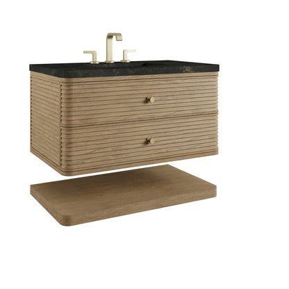 Allamari 36" Single Vanity, Dune Mist w/ 3 CM Phantome Eclos Top