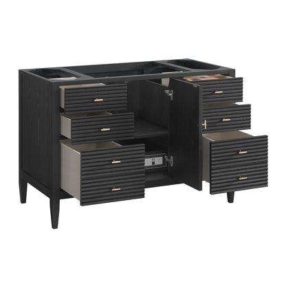 Renovate for Less Atlanta Myrrin 48" Single Vanity, Carbon Oak