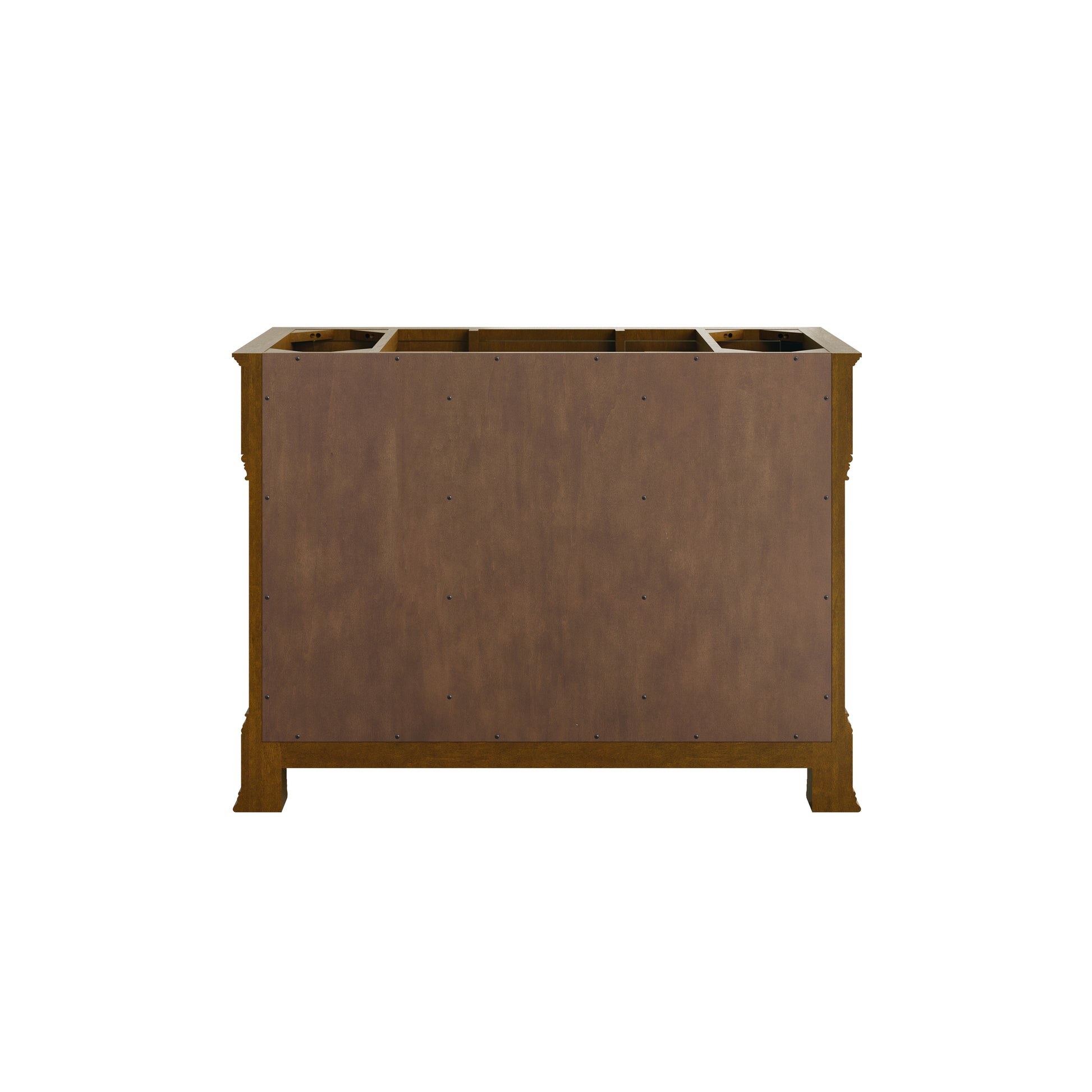 Renovate for Less Atlanta Brookfield 48" Single Vanity, Honey Oak, w/ 3 CM Tajnar Eclos Top
