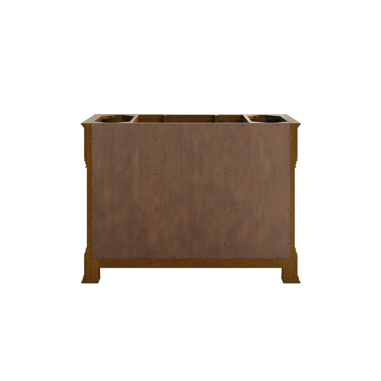 Renovate for Less Atlanta Brookfield 48" Single Vanity, Honey Oak, w/ 3 CM Siberian Silestone Top