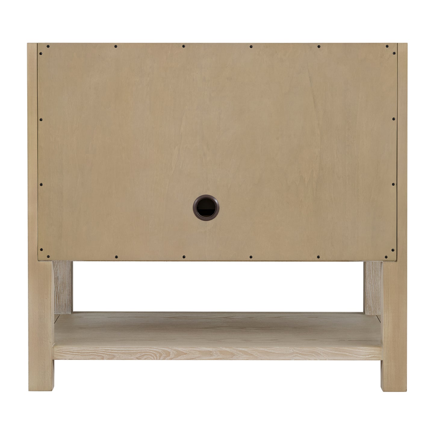 Renovate for Less Atlanta Breckenridge 36" Single Vanity, Whitewashed Oak w/ 3 CM White Zeus Silestone Top