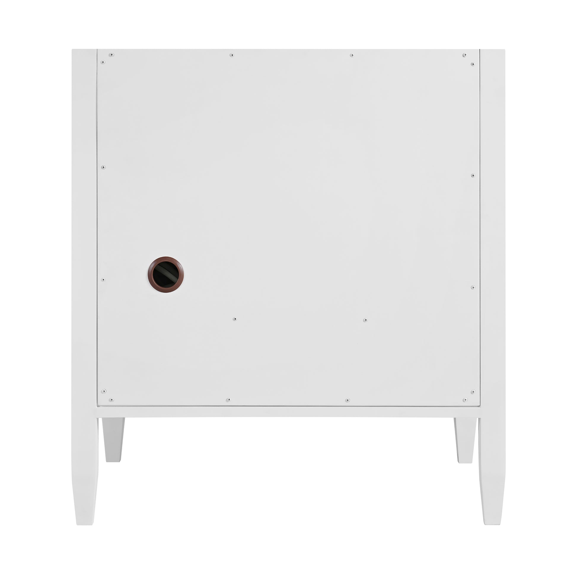 Renovate for Less Atlanta Myrrin 30" Single Vanity, Bright White w/ 3 CM Charcoal Soapstone Silestone Top