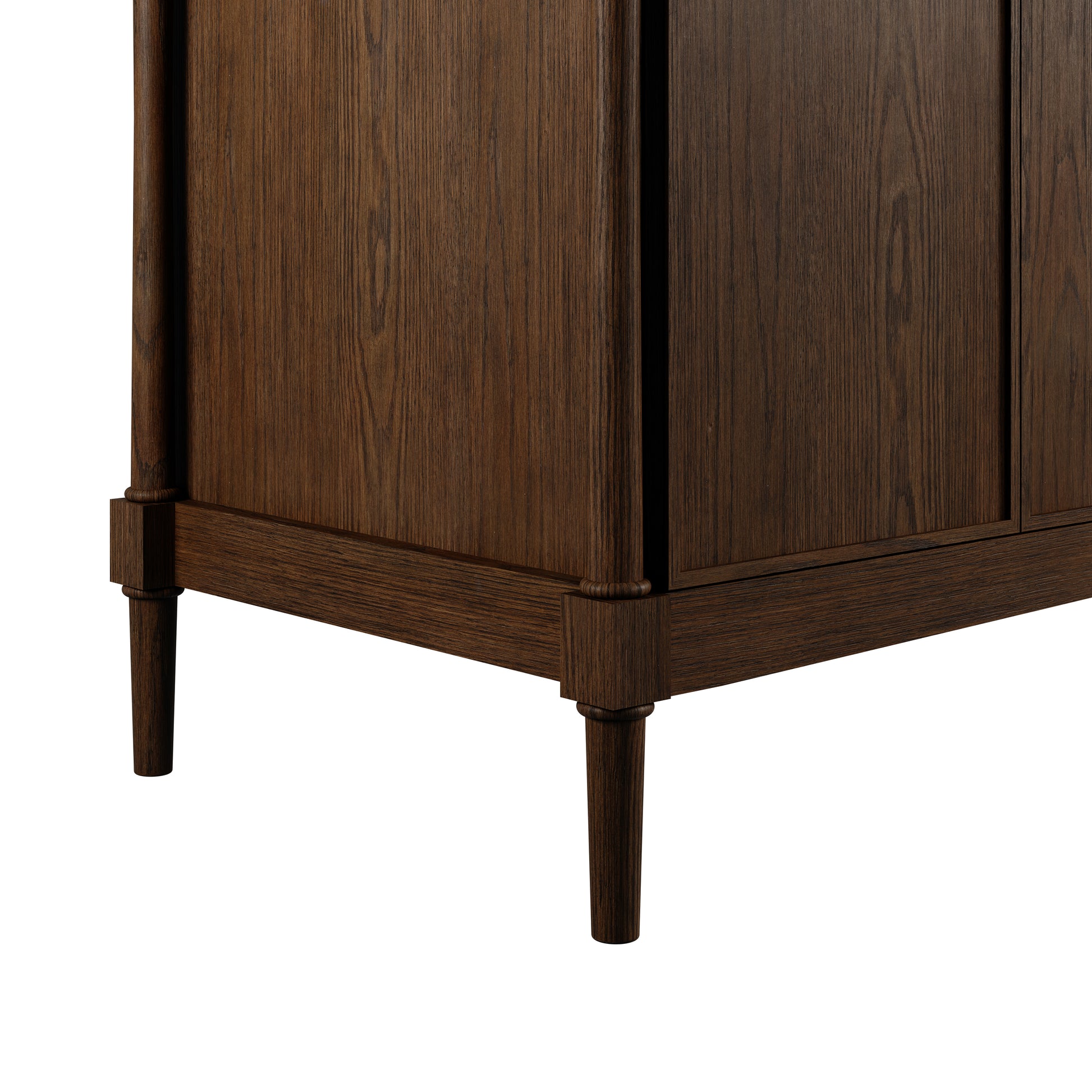 Renovate for Less Atlanta Kinnsden 72" Double Vanity, Sable Oak w/ 3 CM Carrara Marble Top