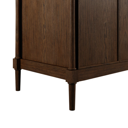 Renovate for Less Atlanta Kinnsden 72" Double Vanity, Sable Oak w/ 3 CM Siberian Silestone Top