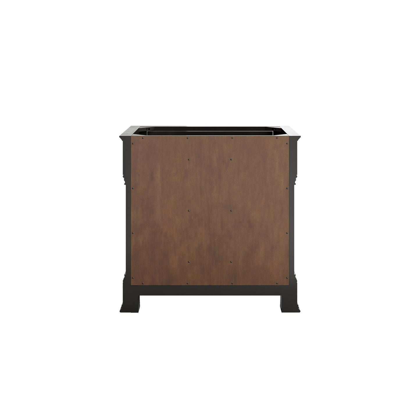 Renovate for Less Atlanta Brookfield 36" Single Vanity, Black Onyx, w/ 3 CM Tajnar Eclos Top