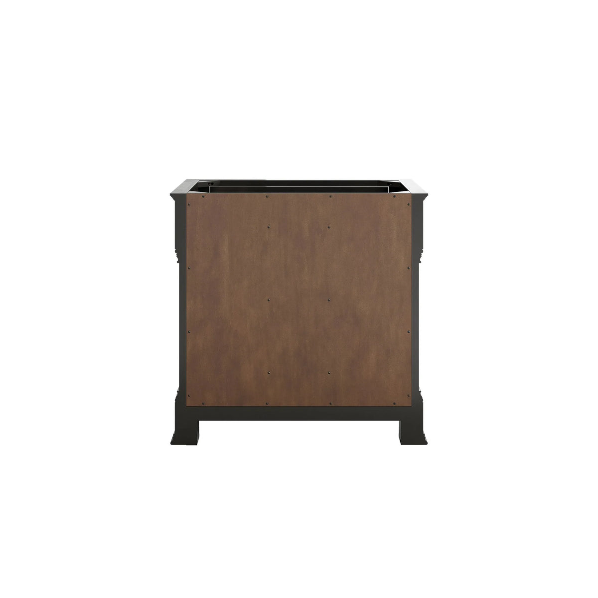 Brookfield 36" Single Vanity, Black Onyx w/ 3 CM Victorian Silver Silestone Top