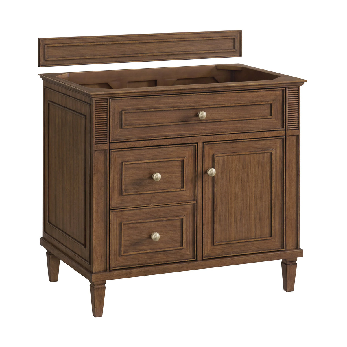 Lorelai 36" Single Vanity, Mid-Century Walnut
