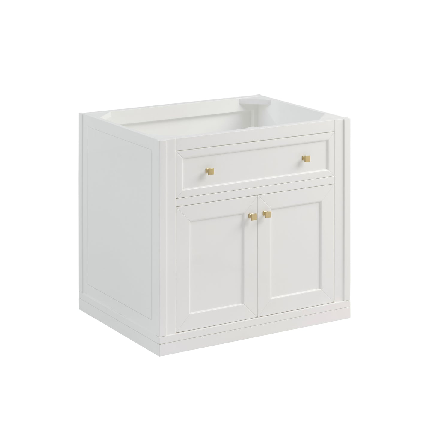 Renovate for Less Atlanta Chicago 30" Single Vanity, Glossy White