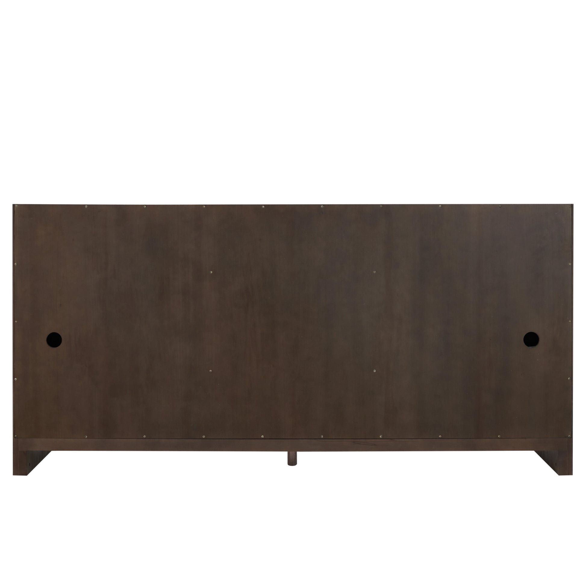 Renovate for Less Atlanta Gracyn 72" Double Vanity, Sable, w/ 3 CM White Zeus Quartz Top