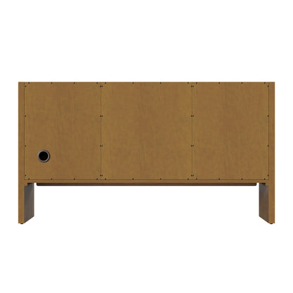 Renovate for Less Atlanta Hudson 60" Single Vanity, Honey Oak w/ 3 CM Tajnar Eclos Top