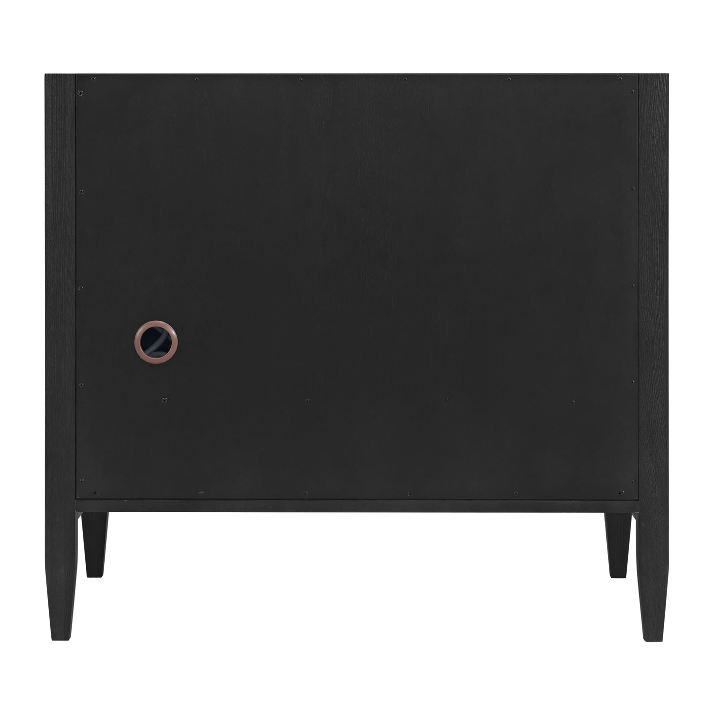 Renovate for Less Atlanta Myrrin 36" Vanity, Carbon Oak w/ 3 CM White Zeus Silestone Top