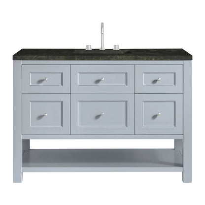 Breckenridge 48" Single Vanity, Serenity Blue, w/ 3 CM Phantome Eclos Top