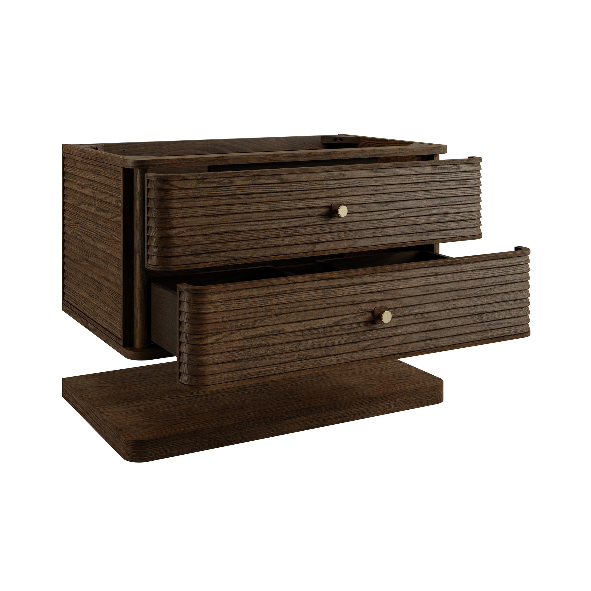 Renovate for Less Atlanta Allamari 36" Single Vanity, Sable w/ 3 CM Siberian Silestone Top