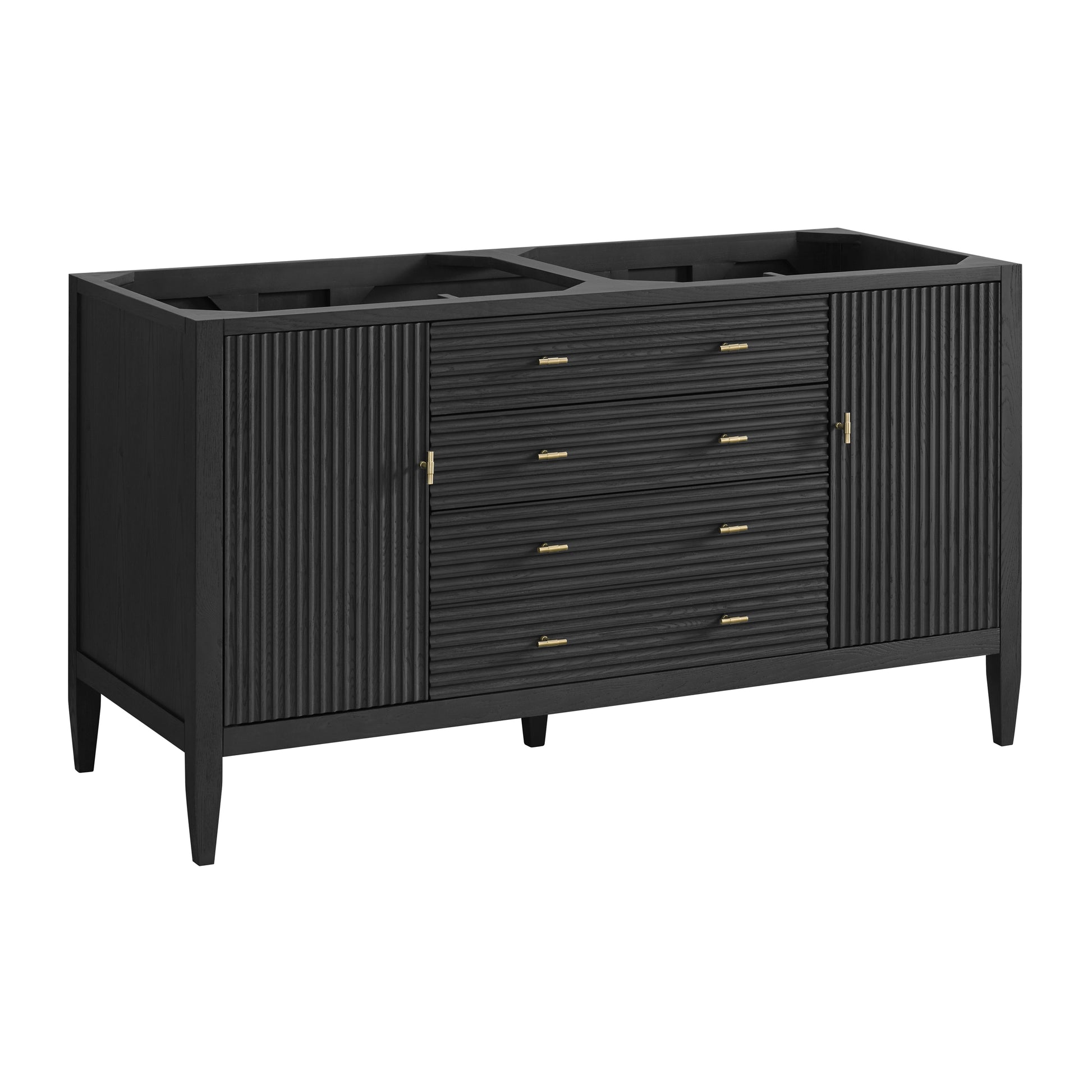 Renovate for Less Atlanta Myrrin 60" Double Vanity, Carbon Oak