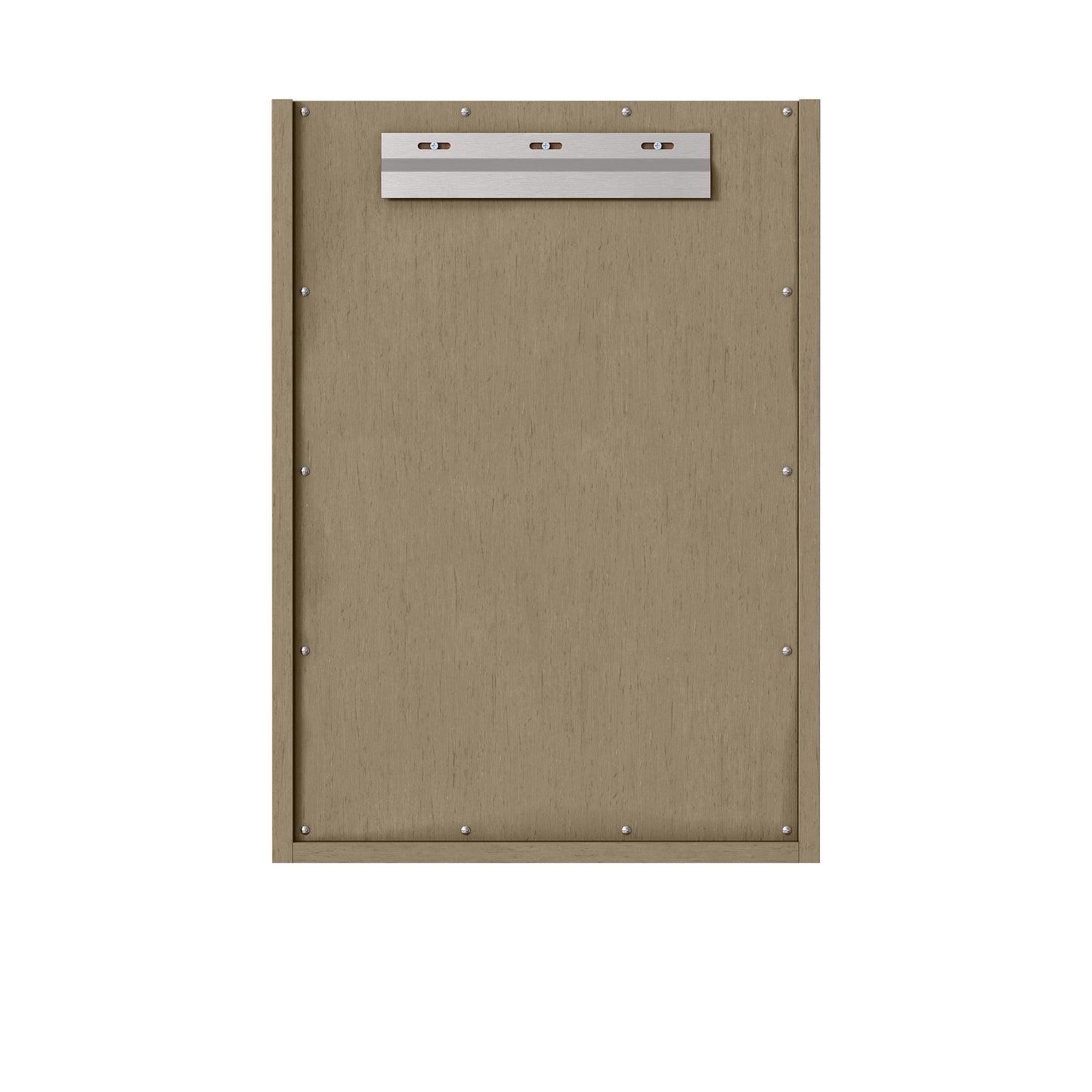 Renovate for Less Atlanta Chianti 20" Single Cabinet, Walnut Whisper, Brushed Nickel
