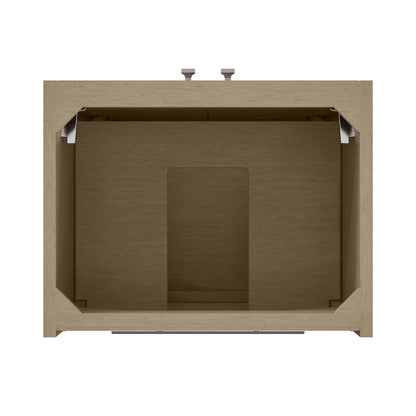 Renovate for Less Atlanta Chianti 20" Single Cabinet, Walnut Whisper, Brushed Nickel