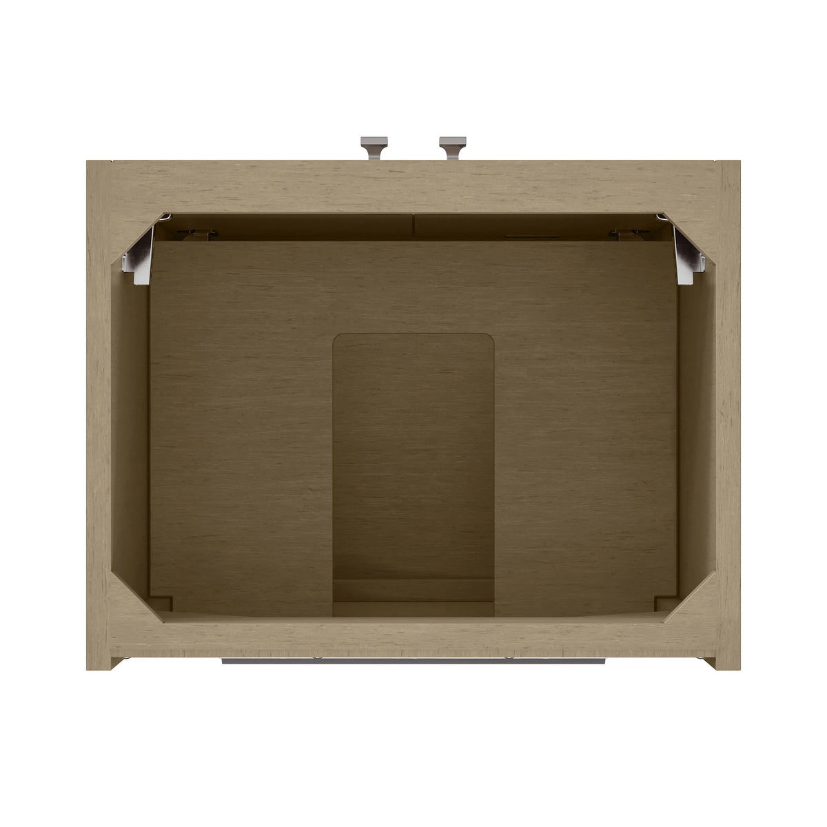 Chianti 20" Single Cabinet, Walnut Whisper, Brushed Nickel