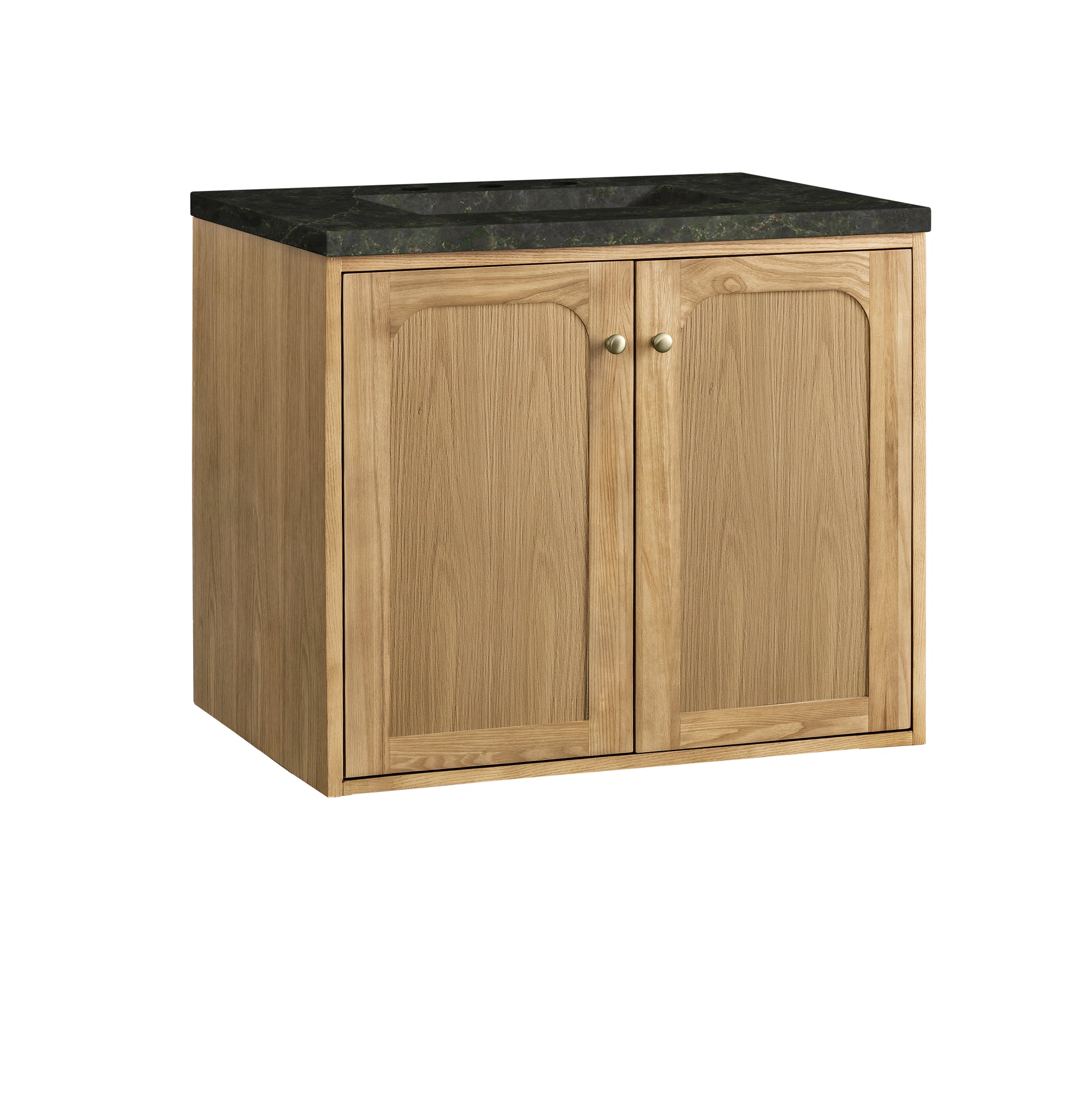 Renovate for Less Atlanta Laurent 30" Single Vanity, Light Natural Oak, w/ 3 CM Phantome Eclos Top
