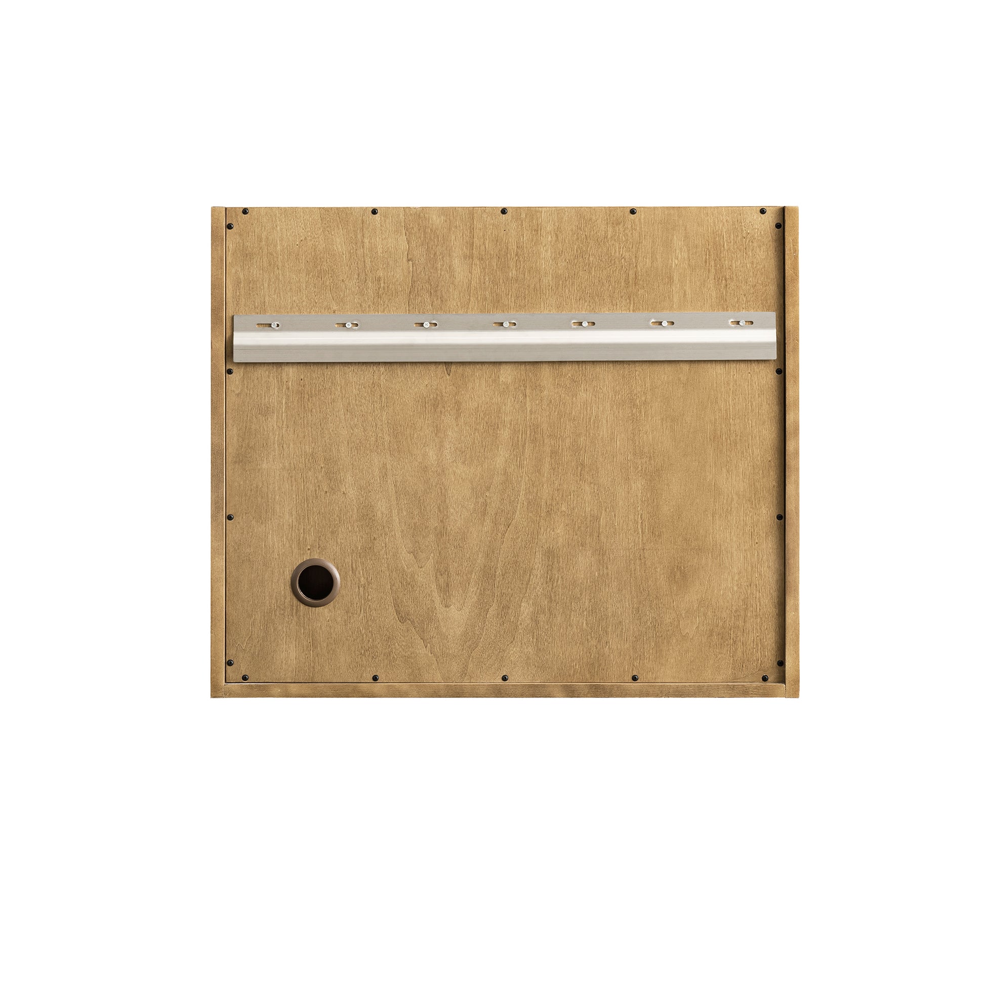Renovate for Less Atlanta Laurent 30" Single Vanity, Light Natural Oak w/ 3 CM White Zeus Top