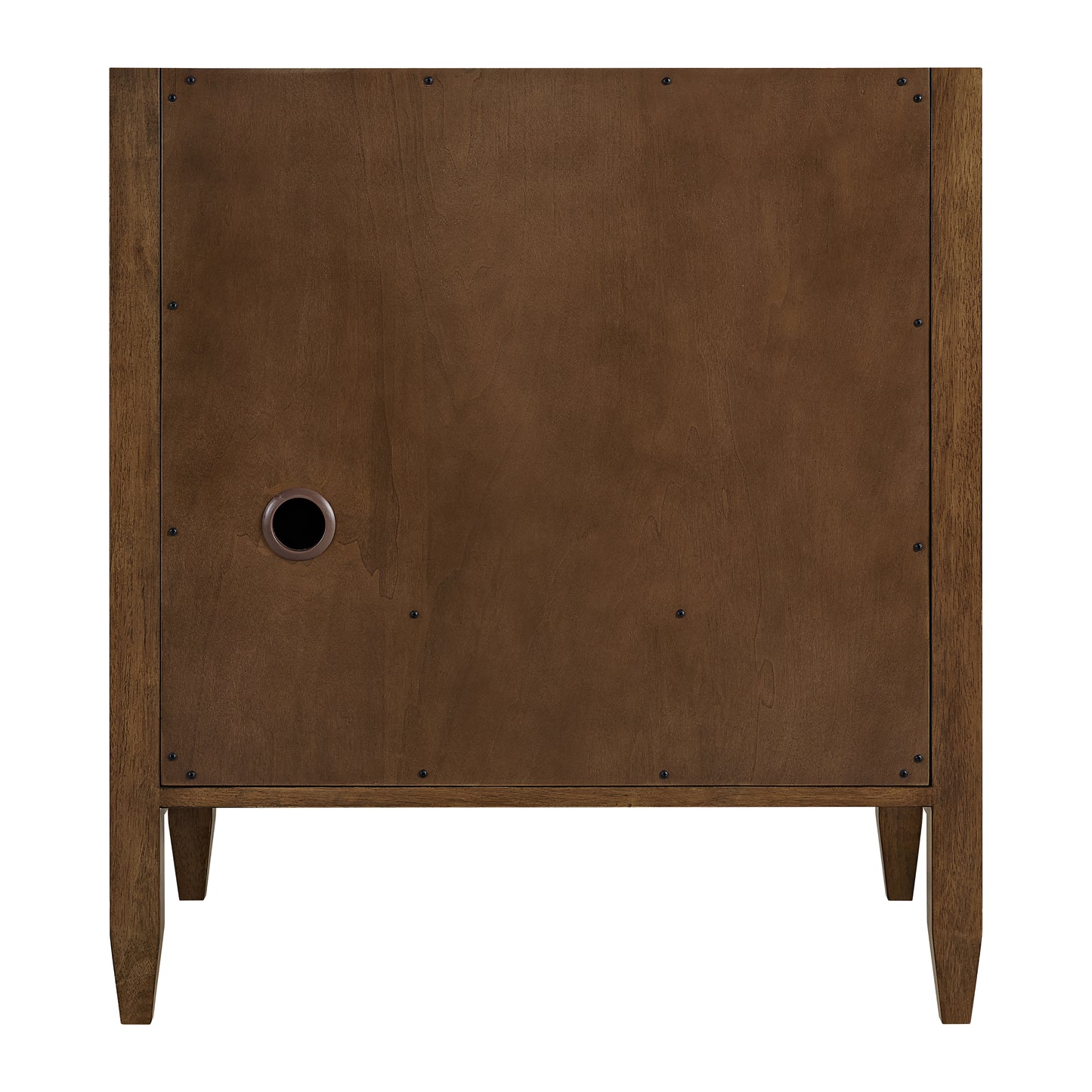 Renovate for Less Atlanta Myrrin 30" Single Vanity, Mid-Century Walnut w/ 3 CM White Zeus Silestone Top