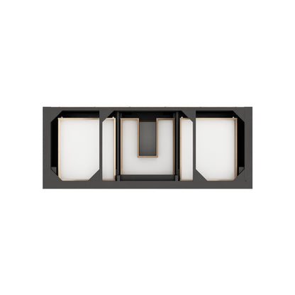 Renovate for Less Atlanta Brookfield 60" Single Vanity, Black Onyx w/ 3 CM Ethereal Noctis Silestone Top