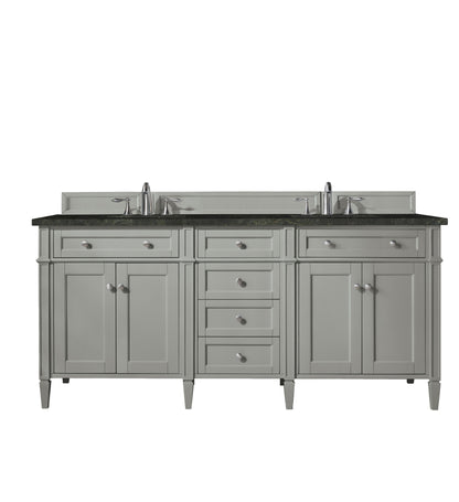 Renovate for Less Atlanta Brittany 72" Double Vanity, Urban Gray, w/ 3 CM Phantome Eclos Top