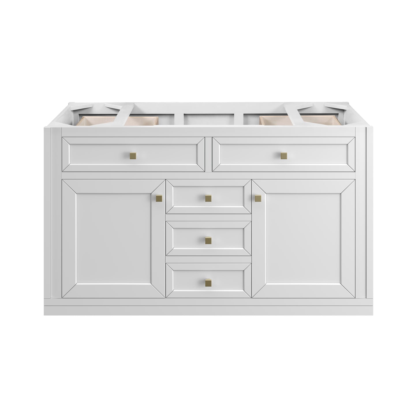 Renovate for Less Atlanta Chicago 48" Single Vanity, Glossy White, w/ 3 CM Lime Delight Silestone® Top