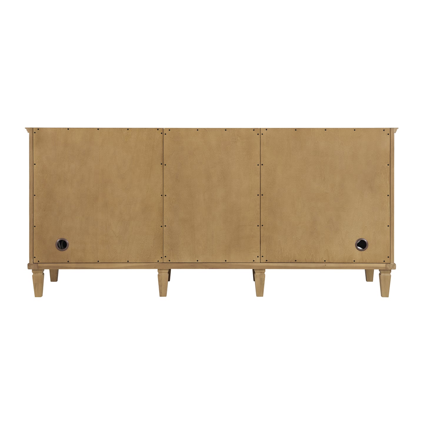 Renovate for Less Atlanta Lorelai 72" Double Vanity, Light Natural Oak w/ 3 CM Victorian Silver Silestone Top