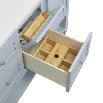 Breckenridge 60" Double Vanity, Serenity Blue